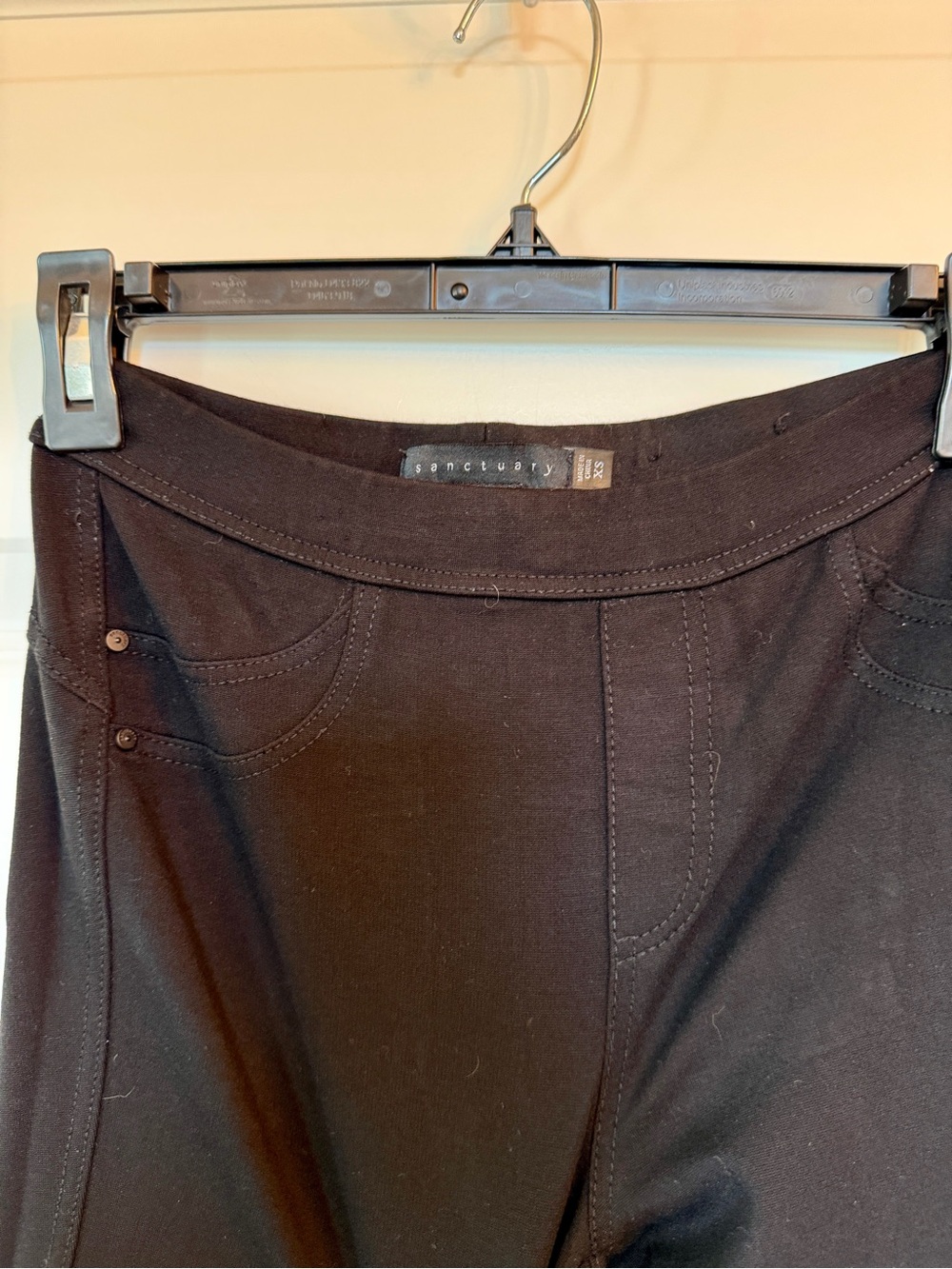 Anthropologie Sanctuary Grease Leggings Black Pull-on